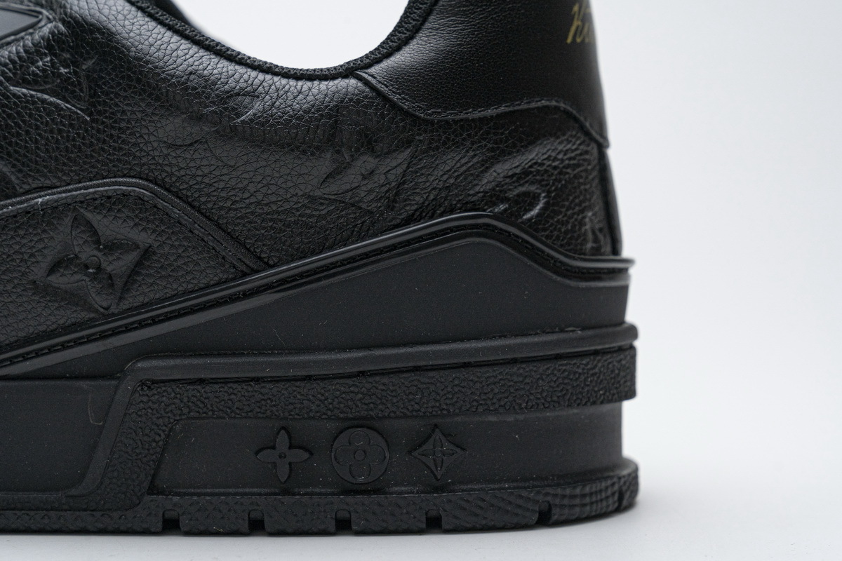 Pkkicks God Batch LOUIS VUITTON 20ss Trainer Black