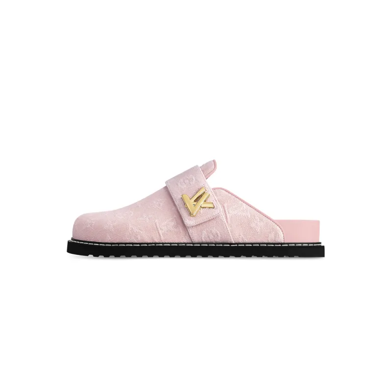 Pkkicks God Batch Louis Vuitton LV Cosy Comfort Mule Pink 1AGVOB