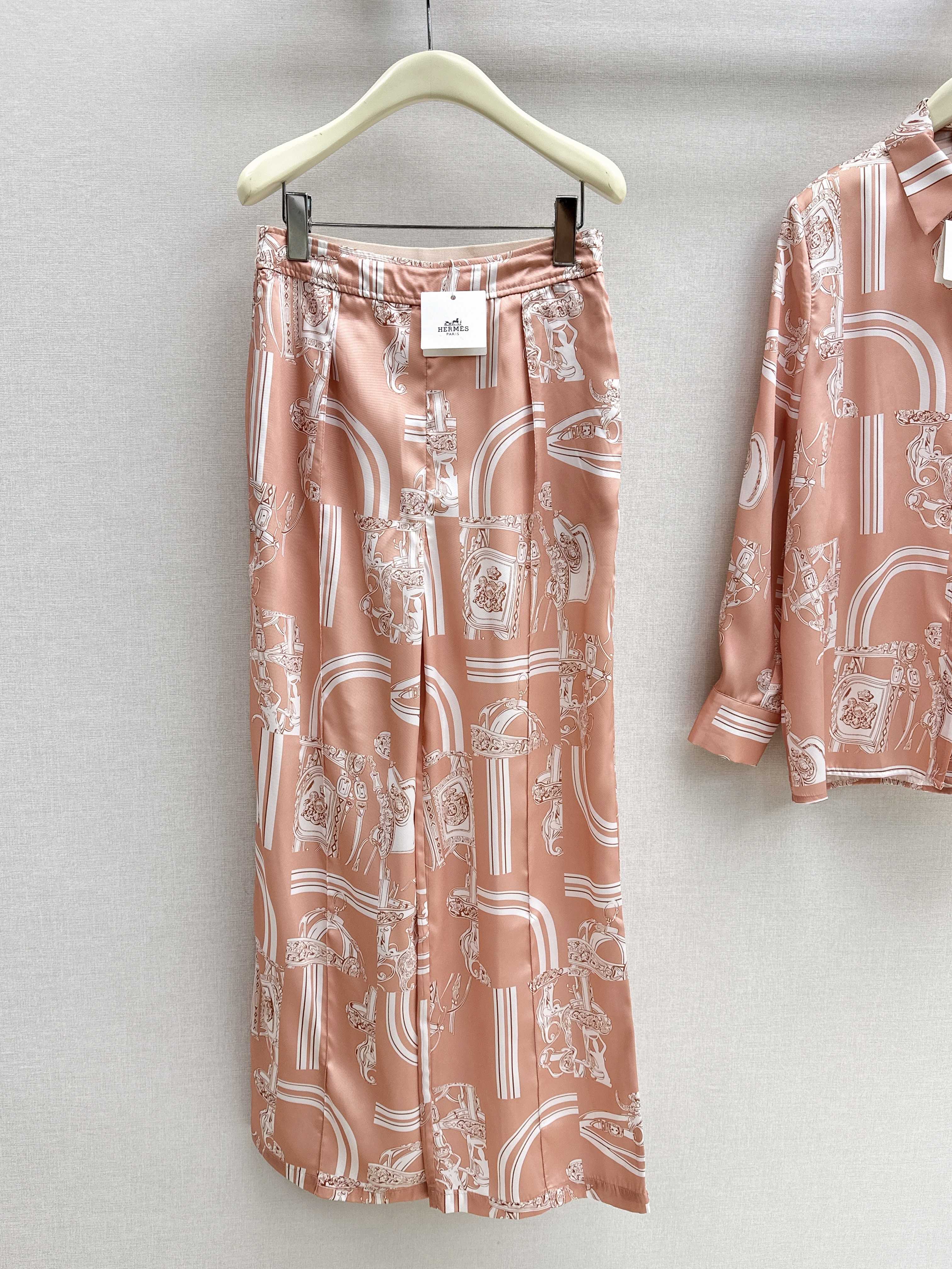 Herm New print silk pants