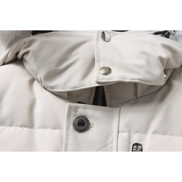 Moose Knuckles Men's Shearling 3Q Jacket  off-white
