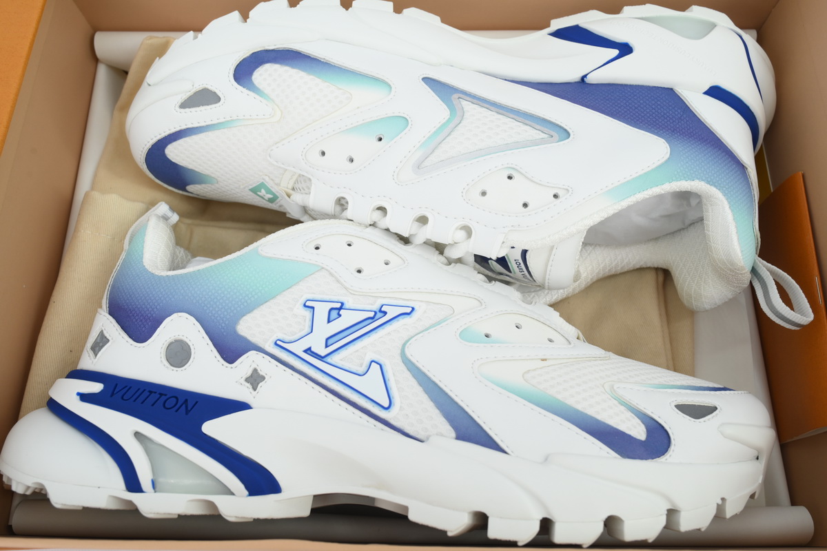 Pkkicks God Batch Louis Vuitton Run Tatic White Blue