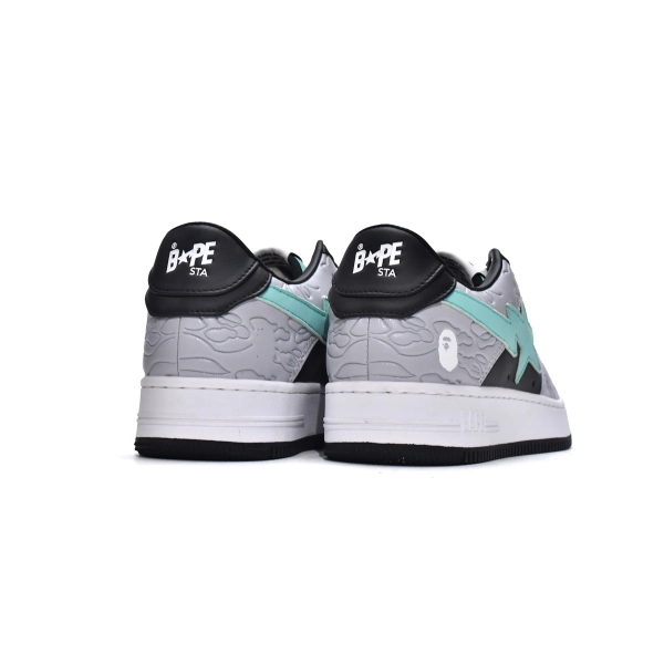 Cheap  Bape Sta Low Grey Black Fake(BapeSta)