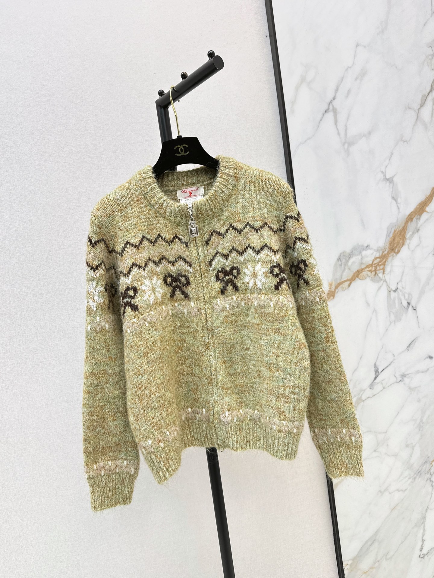 Chan New Vintage Fair Isle Cardigan