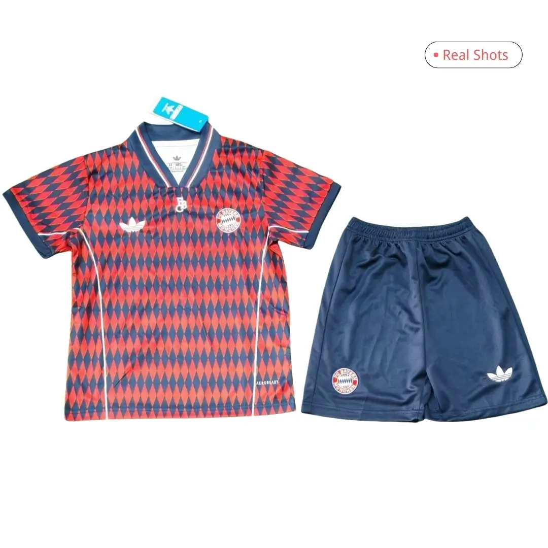 Bayern Munich Kid's Lifestyler Kit - Jersey+Shorts 2025/26