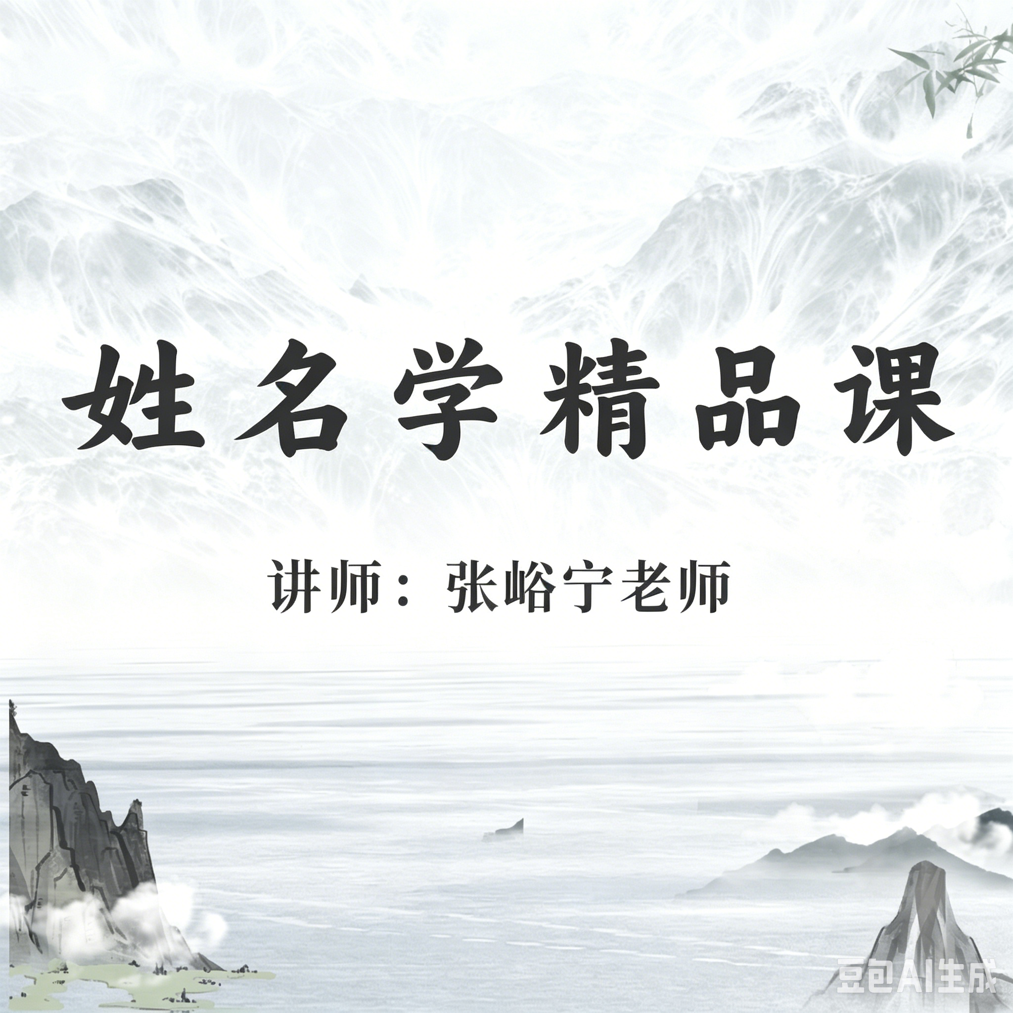 姓名学精品课