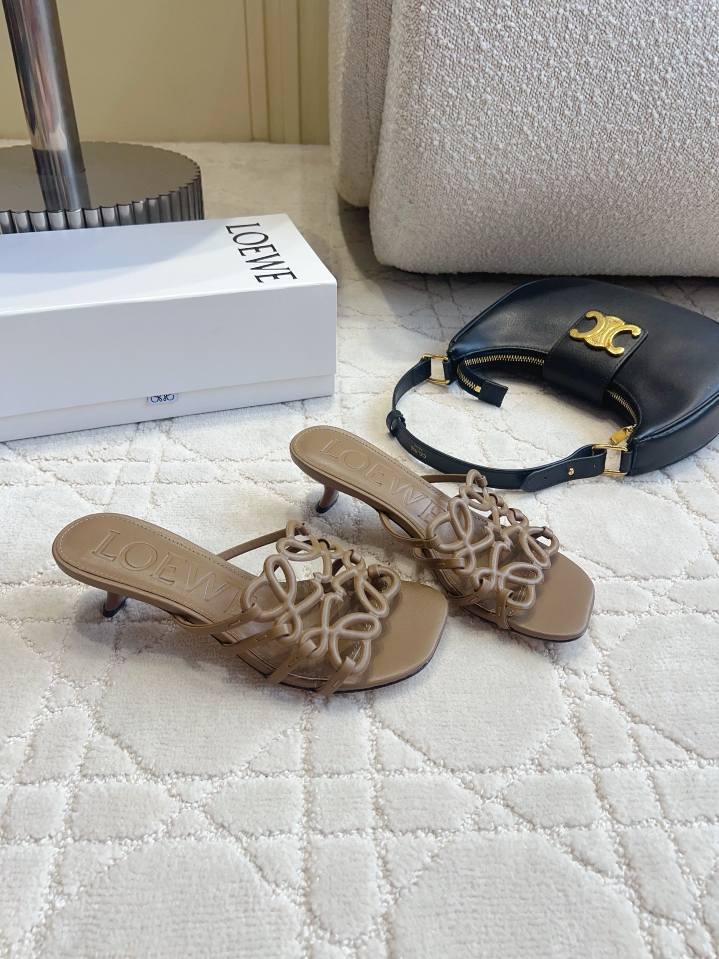 Loew New Woven Square-Toe Slippers