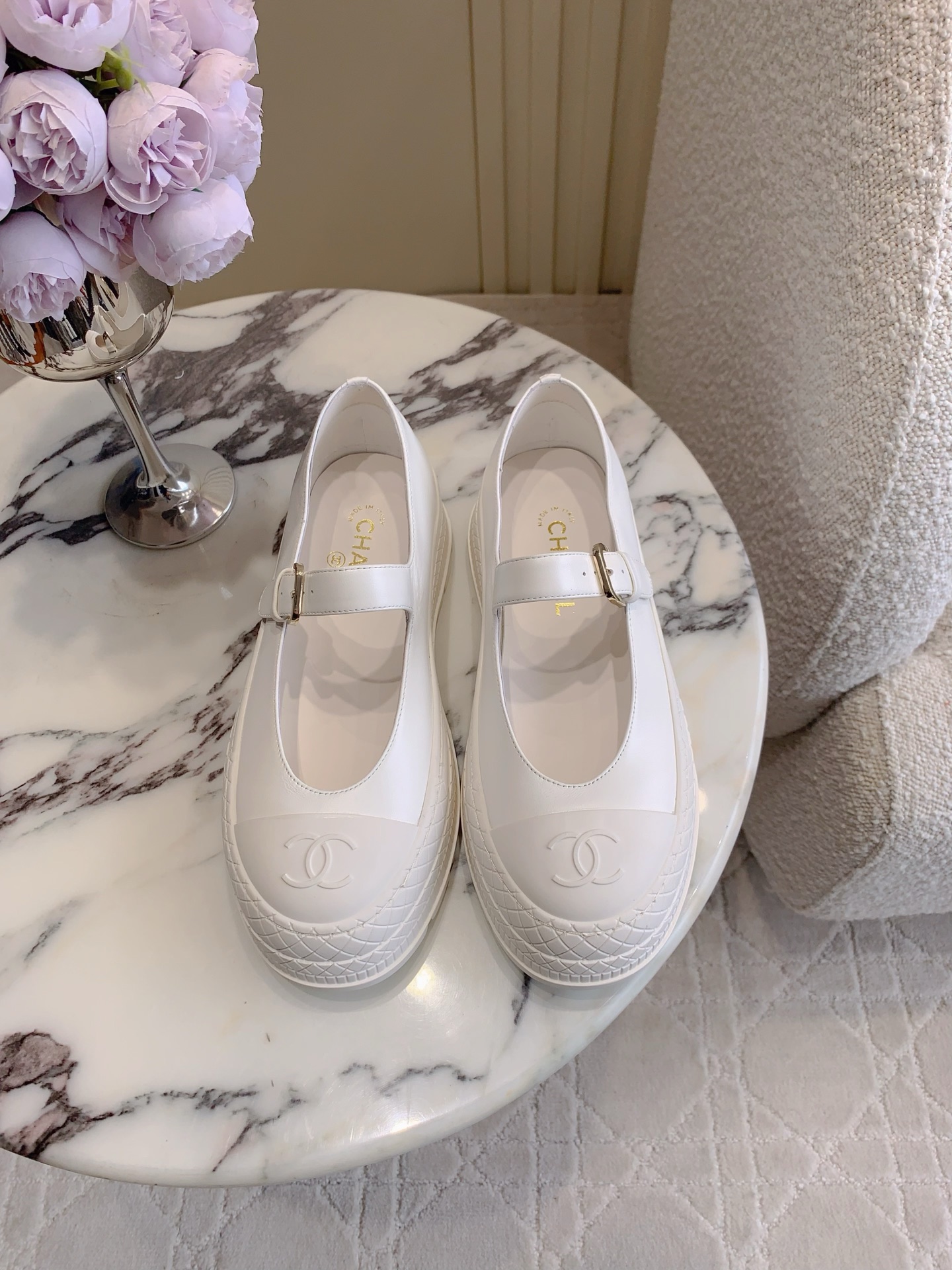 Chan New Platform Mary Jane shoes