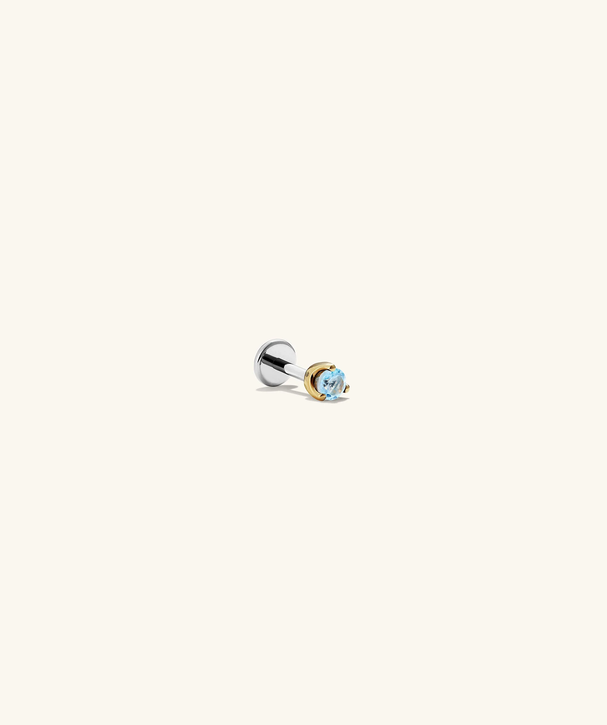 Piercing Studio - Single Gemstone Mini Flat Back Stud