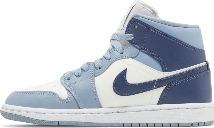 Wmns Air Jordan 1 Mid 'Diffused Blue' BQ6472-140