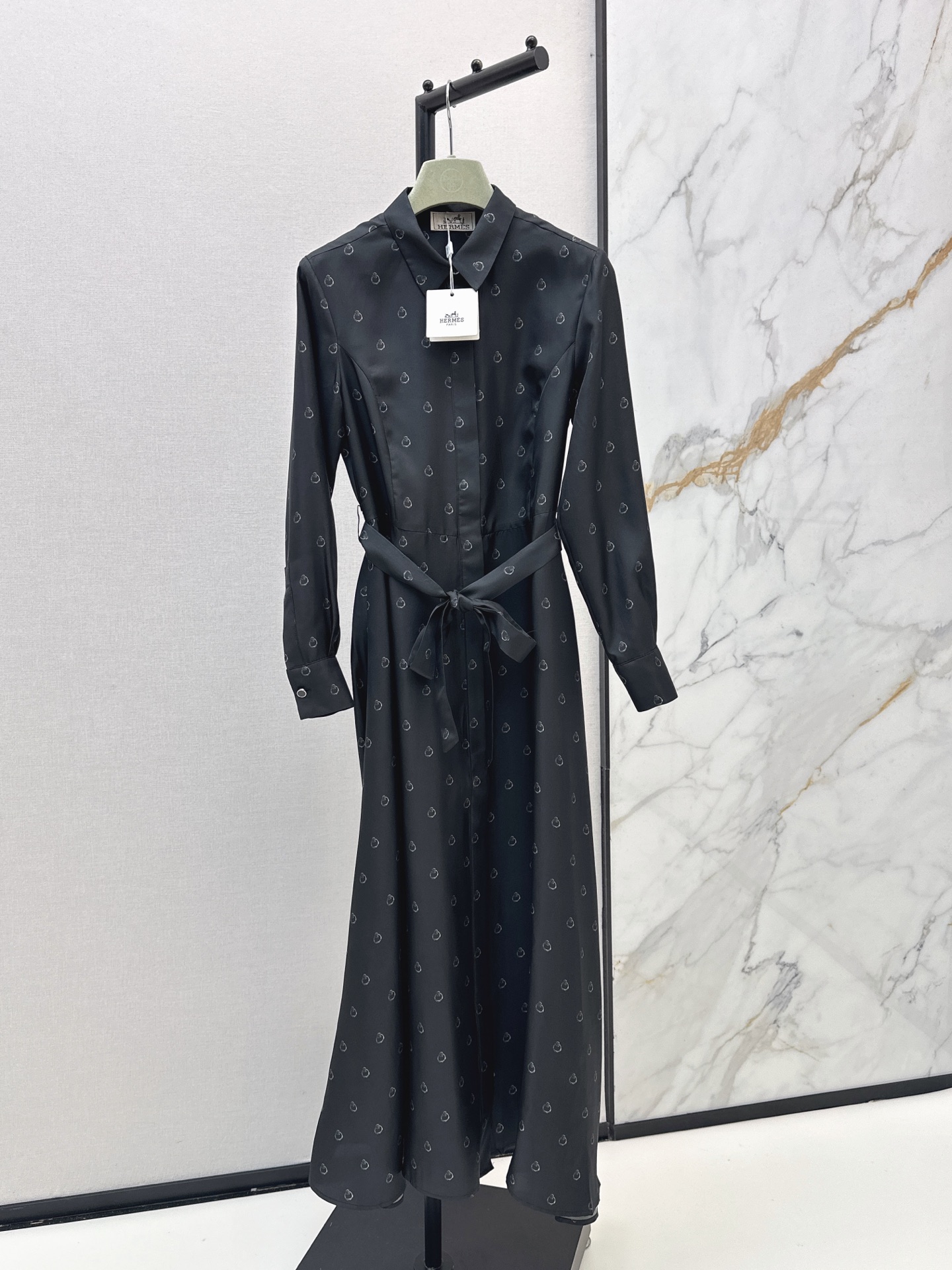 Hrem New Printed silk dress