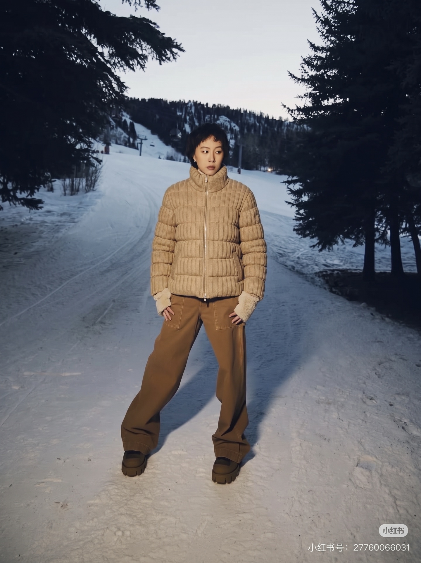Monc New knit down jacket