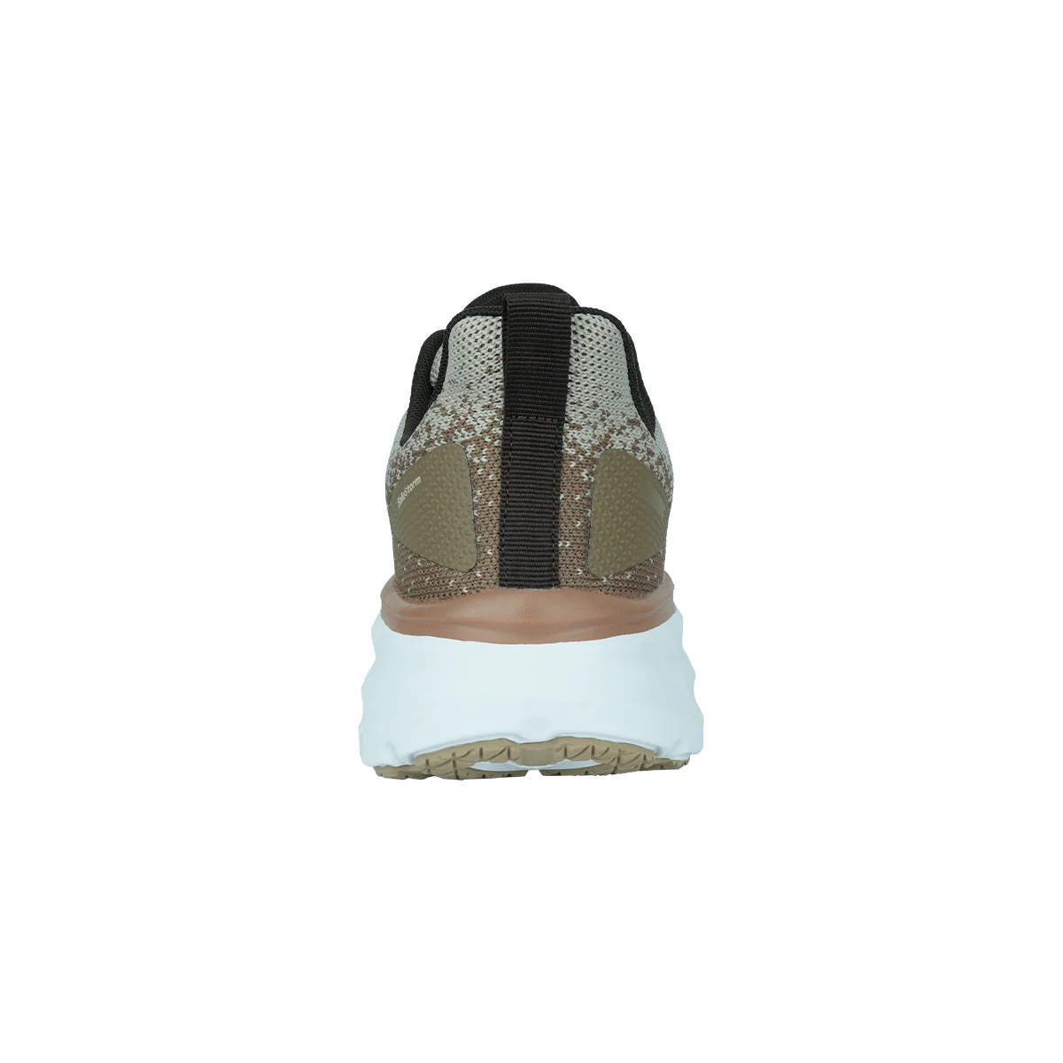 Men's Running Shoes-Cushioned EVA Sole, Breathable Flyknit Upper & Easy-On Heel Design-SSSOO7M