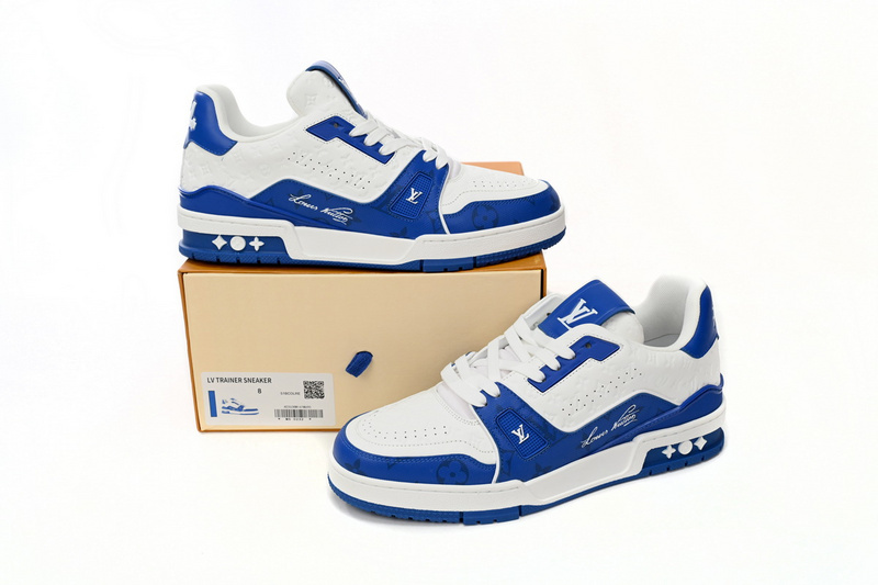 Pkkicks God Batch LOUIS VUITTON White Blue 1AANEV