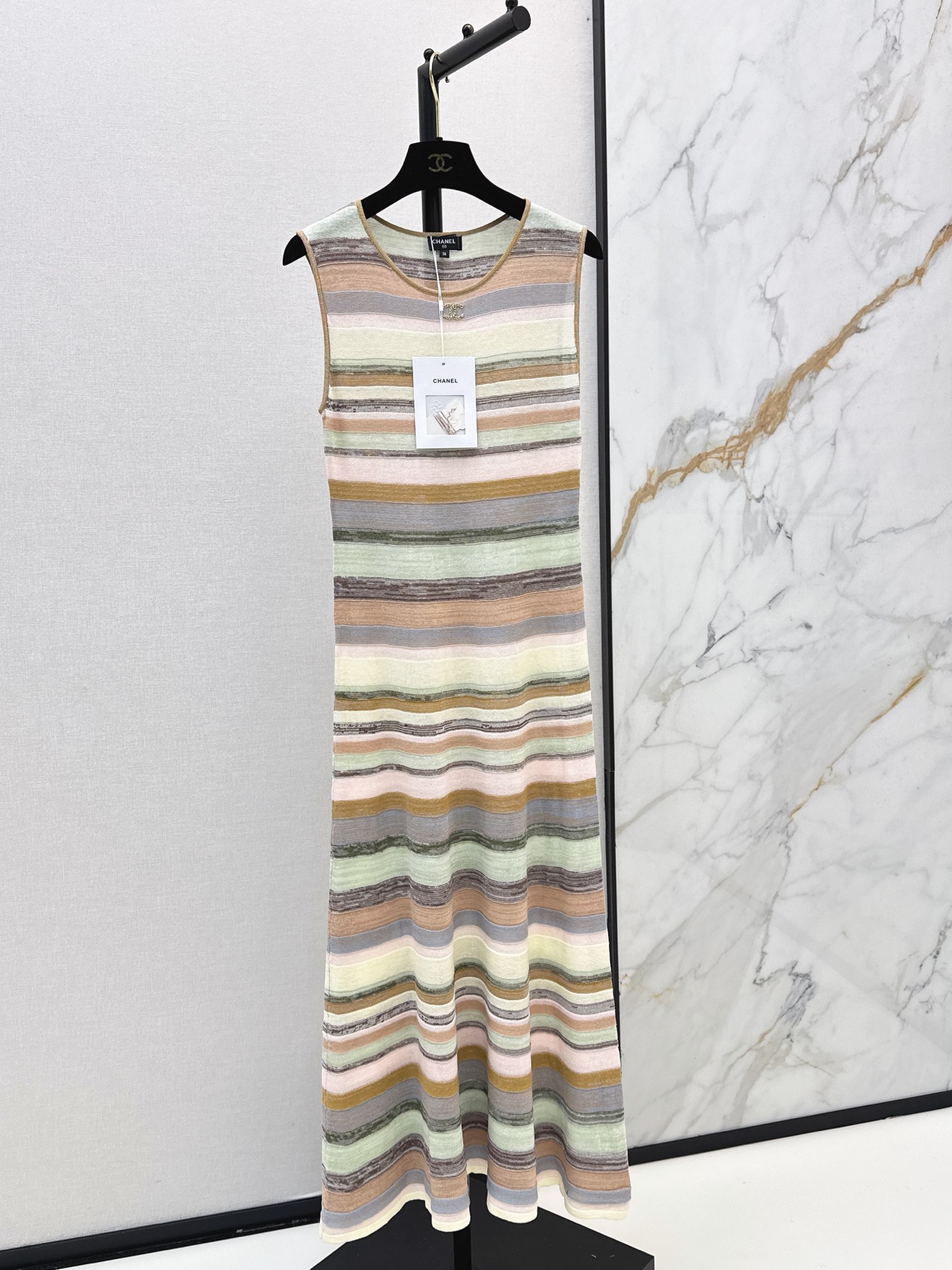 Chan New Striped knitted dress