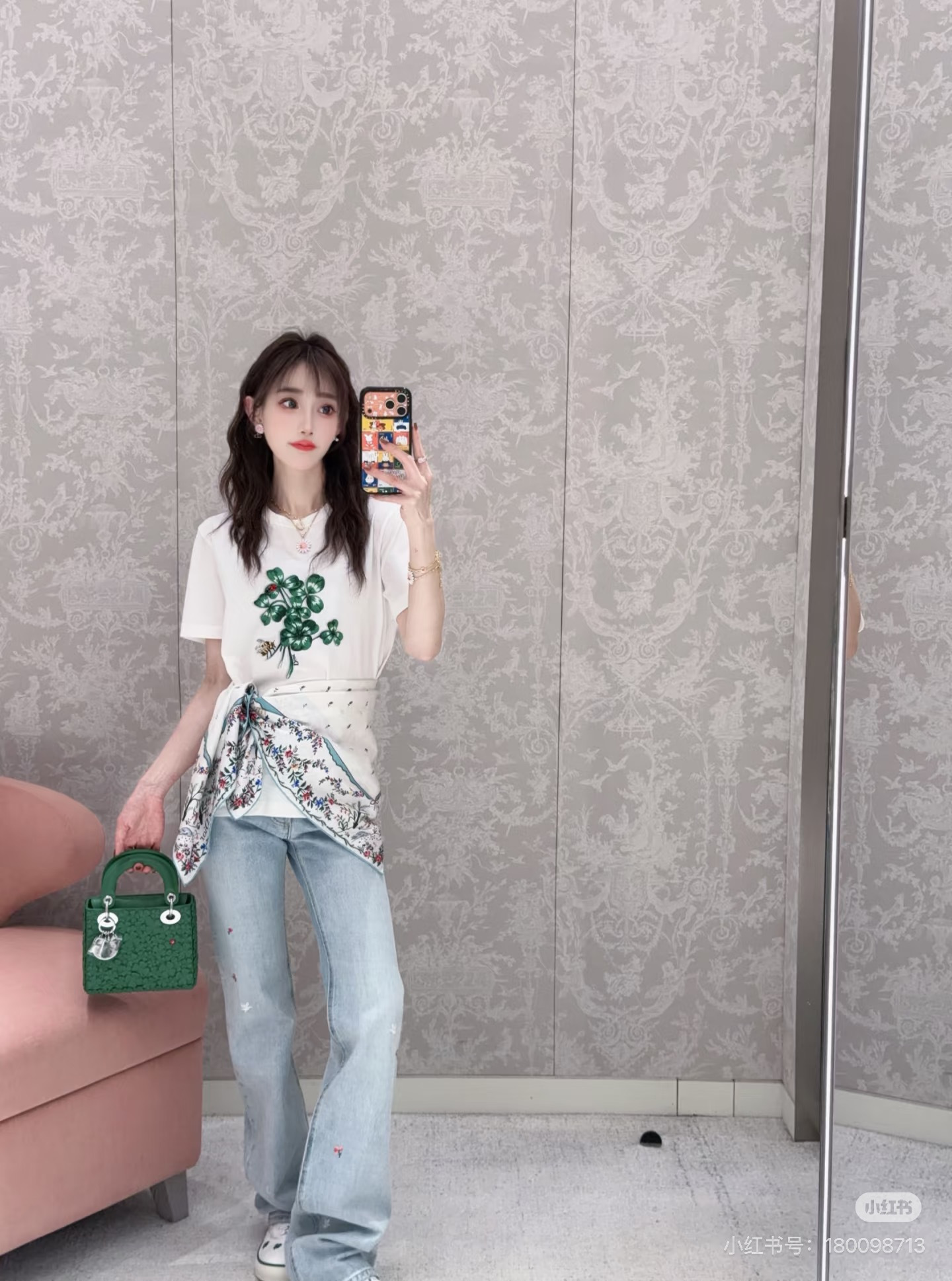 CD New printed embroidered t-Shirt