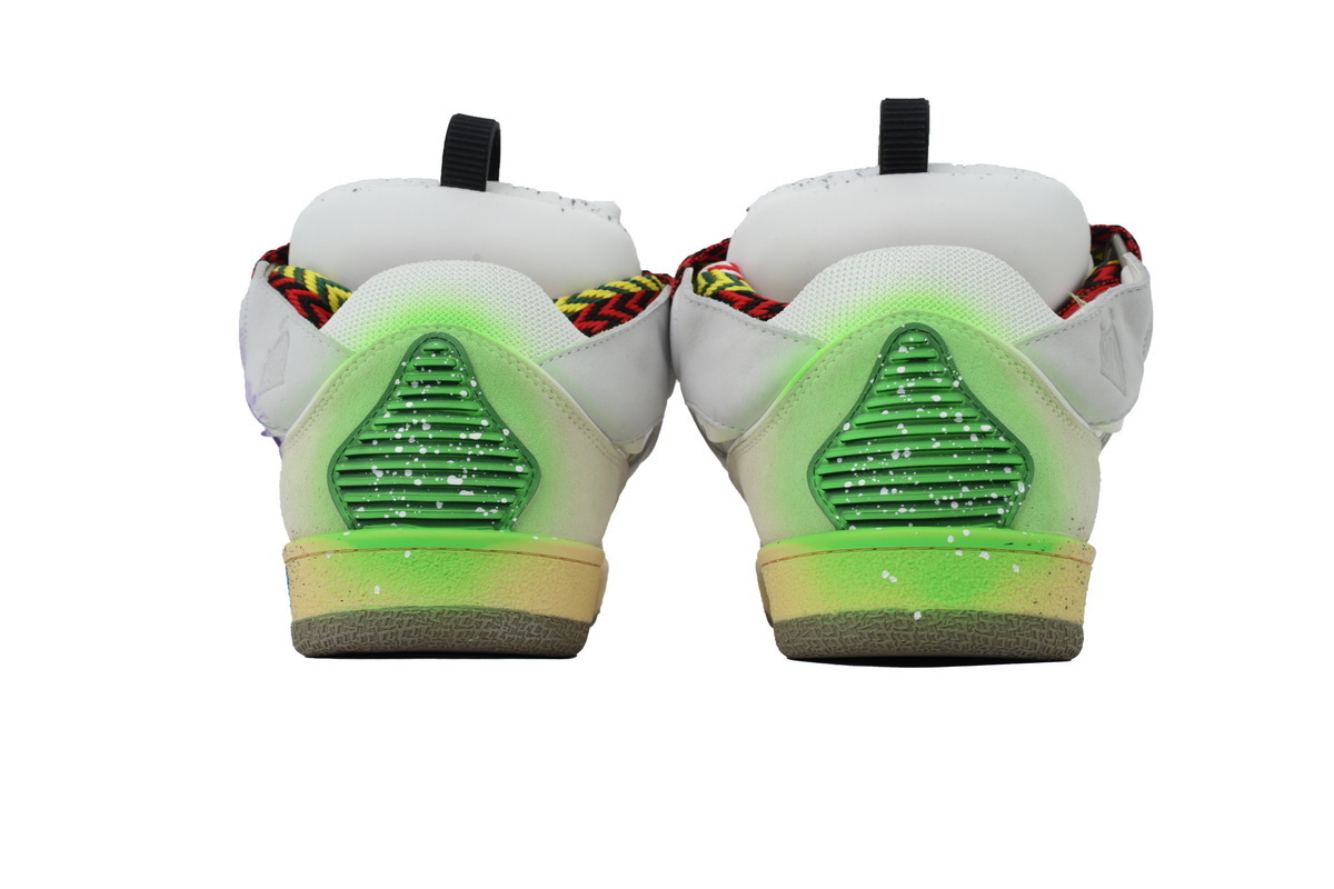 Lanvin Leather Curb x Gallery Dept Paint Drip Optical White