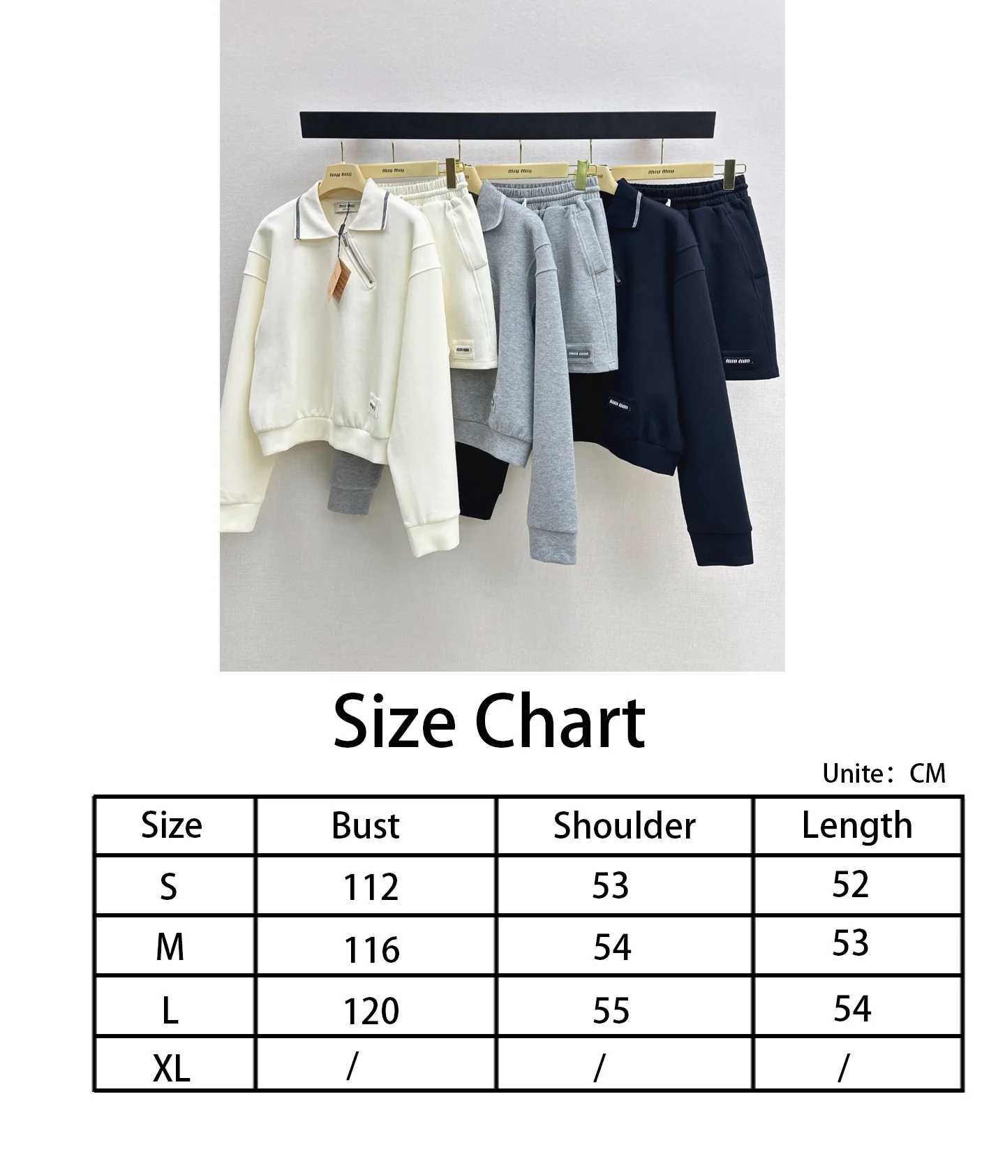 Miu NEW causal outfit sets