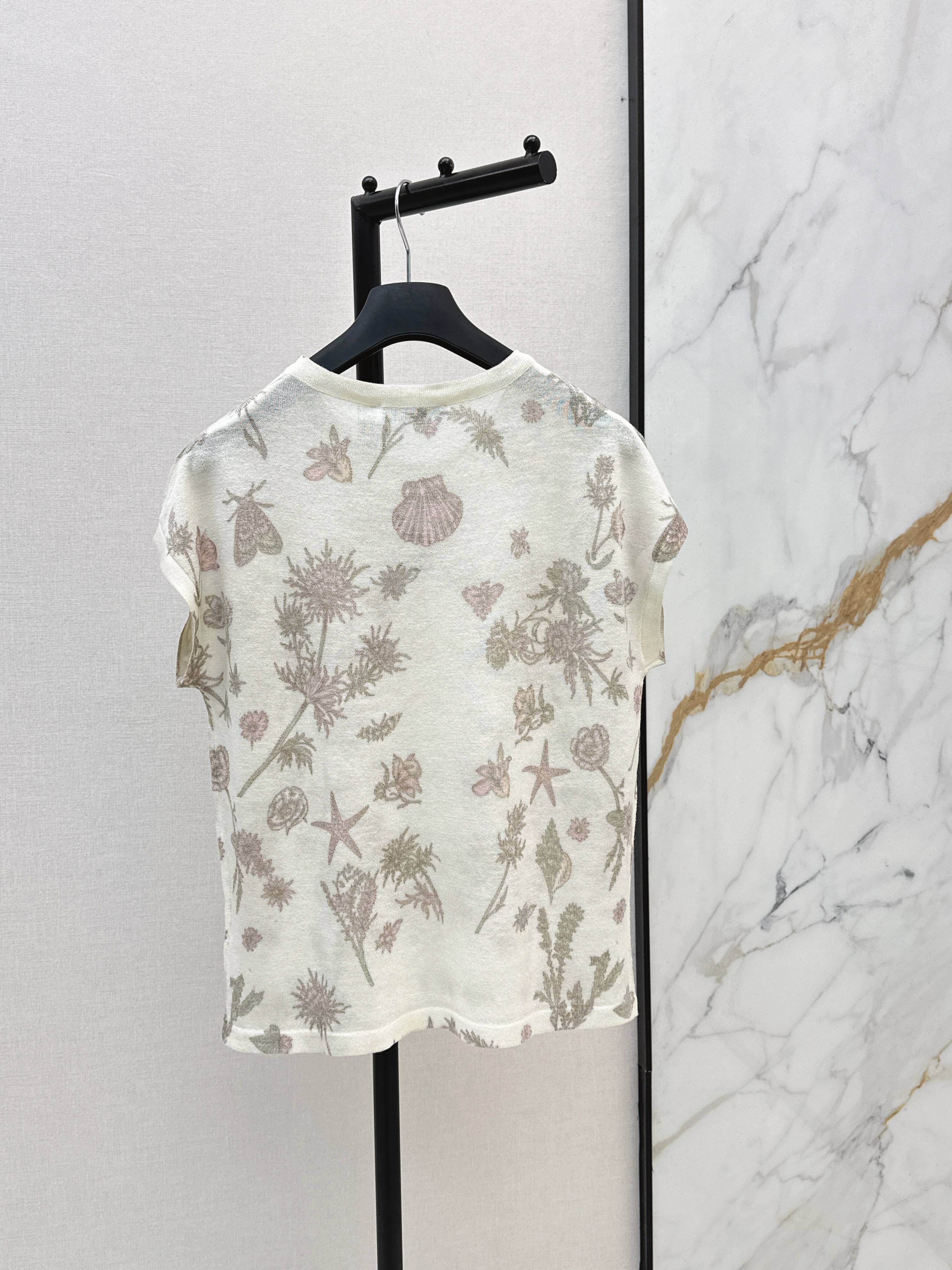 CD New Printed knit short-sleeve