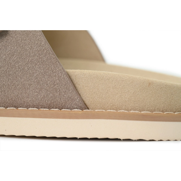 Brunello Cucinelli Suede two-strap Sandals Beige