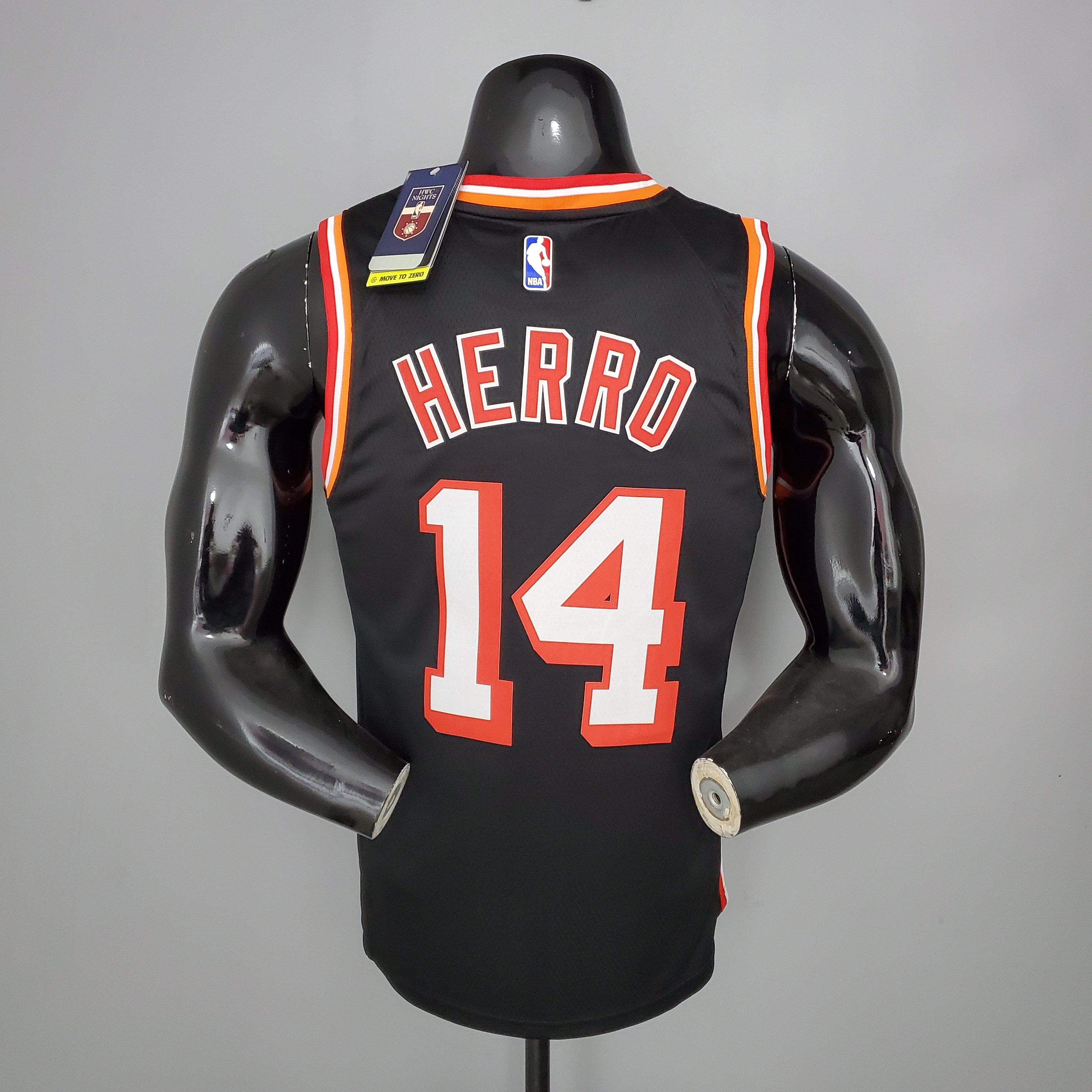 Tyler Herro Miami Heat 2018 Swingman Jersey Retro Night Black