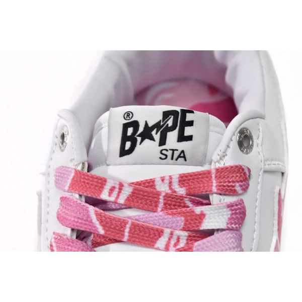 Cheap Fake Bape Sta Low White Red Camouflage 1H20-191-045(BapeSta)