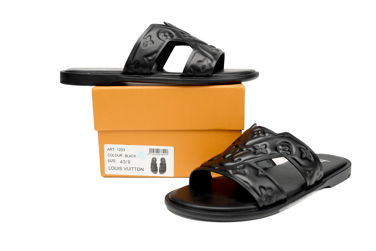 Pkkicks God Batch BLACK LOUIS VUITTON Oasis Black Leather Surface