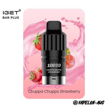IGET BAR PLUS S3 POD 10000 Puffs - Chuppa Chupps Strawberry