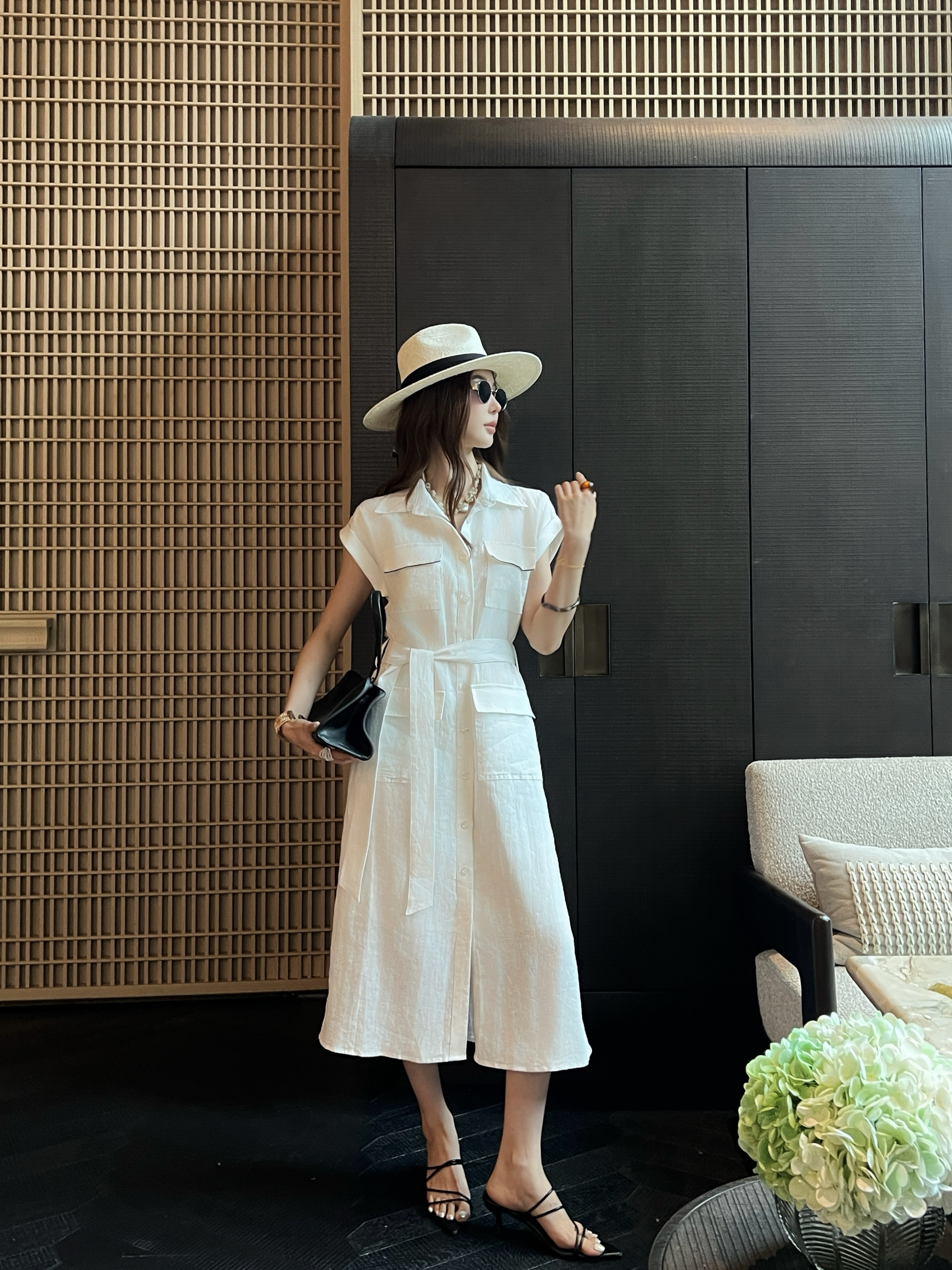 Brun New Tie-waist dress