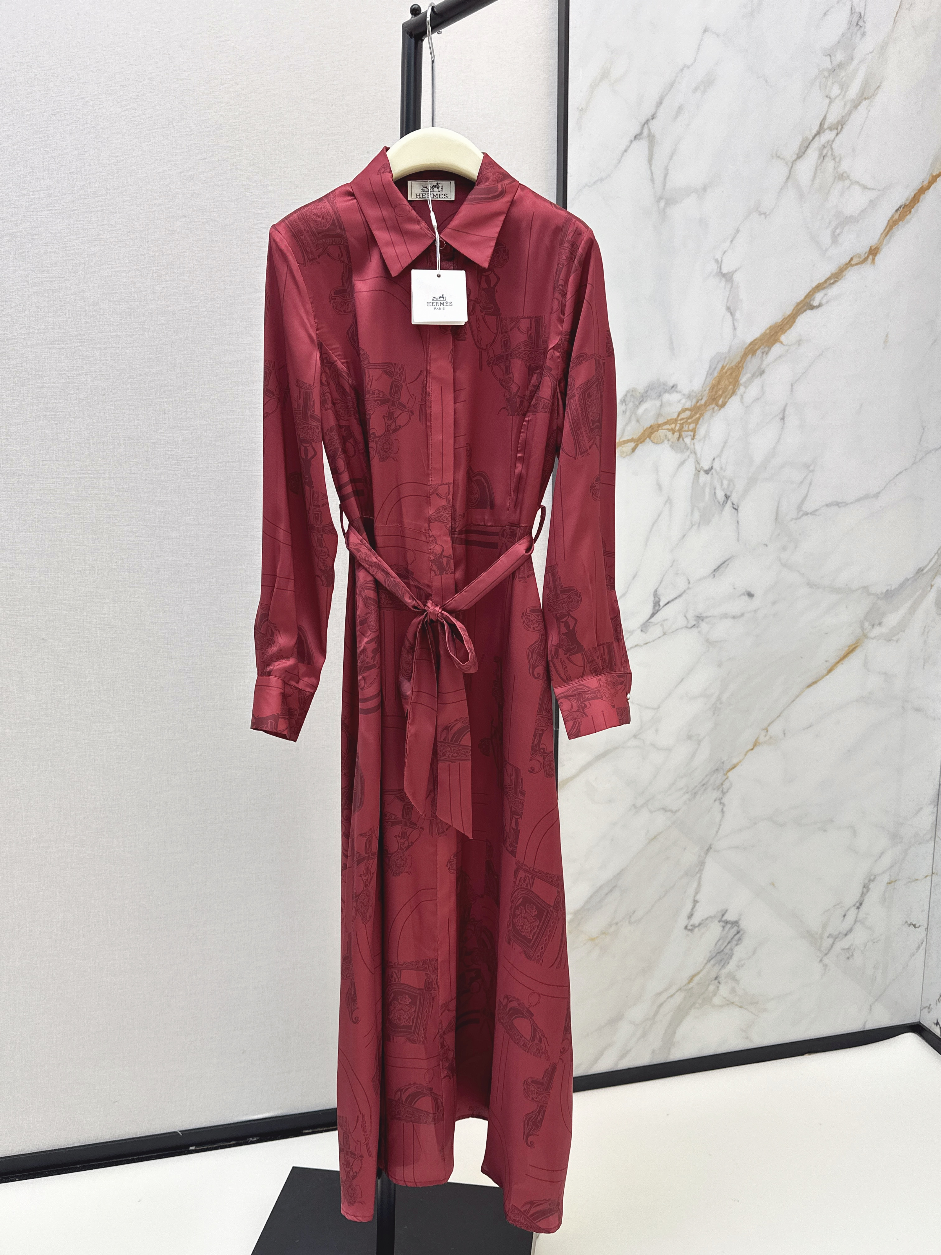 Herm New printed silk dress