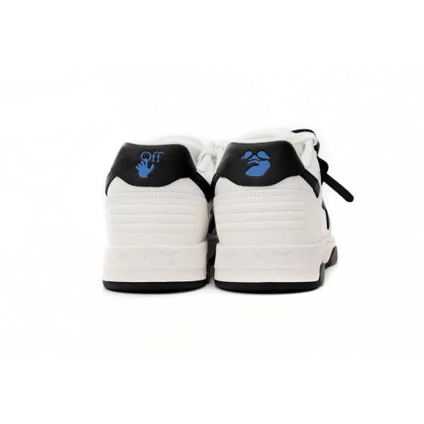 OFF-WHITE Out Of Office OOO 30 MM Low Tops Black White Blue OMIA189C99LEA0040110
