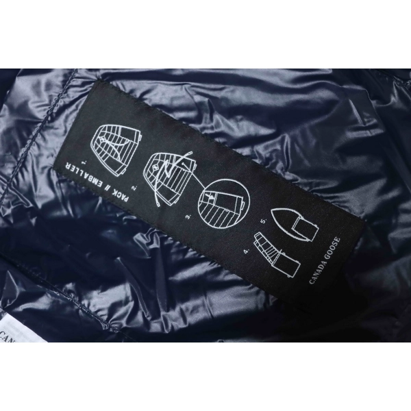 copy of Canada Goose Puff Checkered Down Jacket Dark Blue