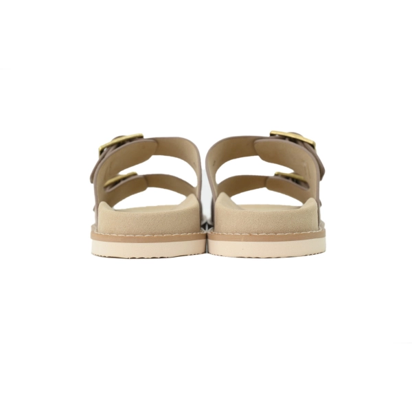 Brunello Cucinelli Suede two-strap Sandals Beige