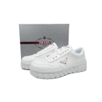 Prada Low-Top Sneakers Serrated White