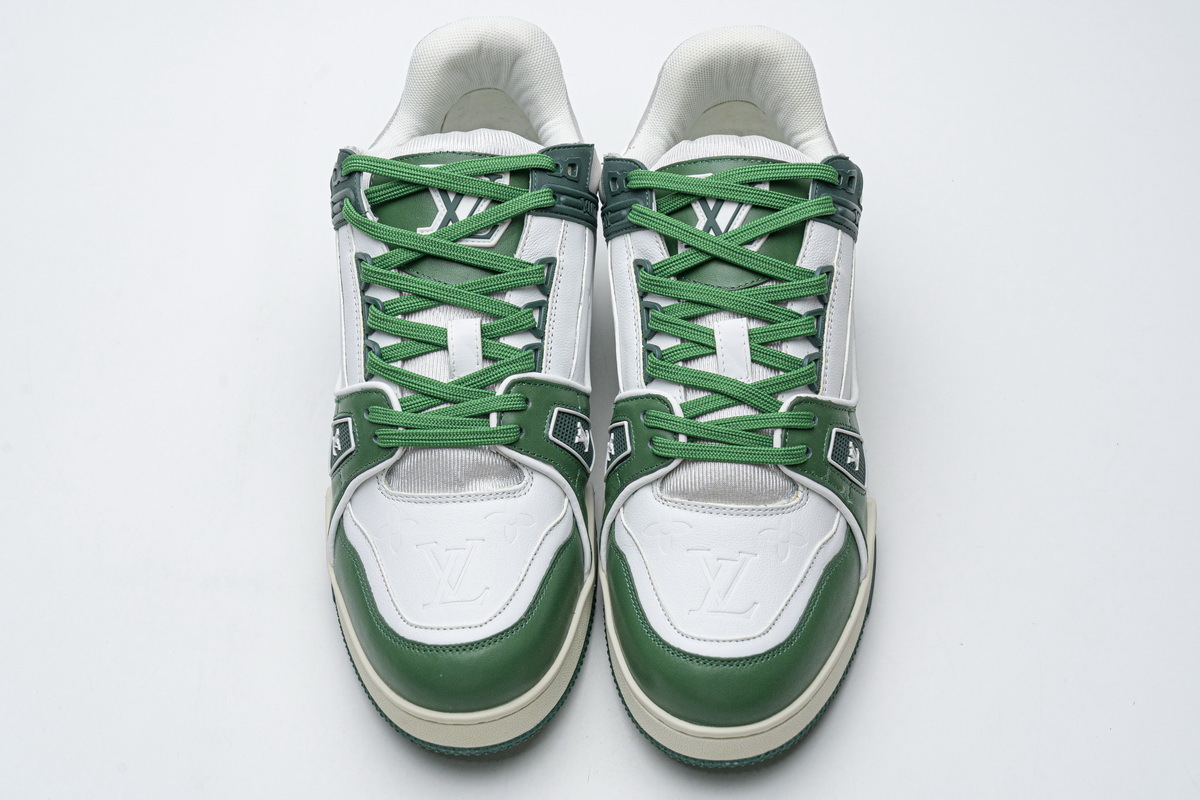 Pkkicks God Batch LOUIS VUITTON 20ss Trainer Green