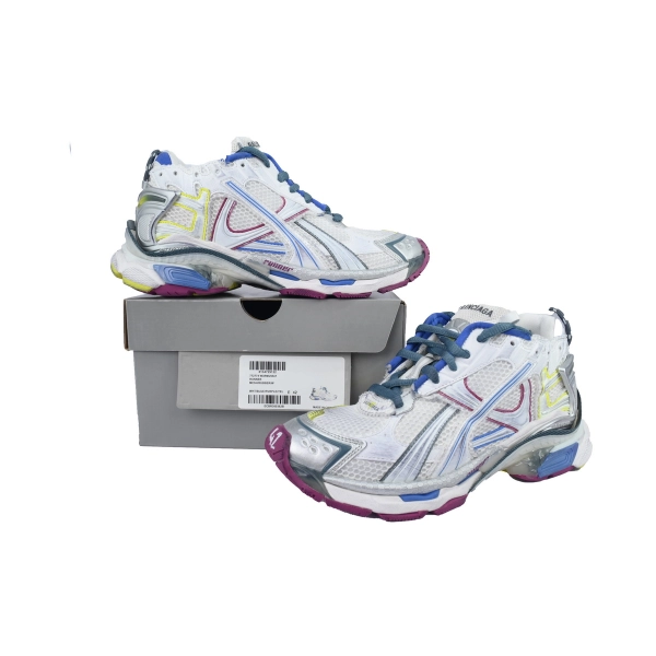 Balenciaga Runner Sneaker 'White Purple Blue' 772767 W3RMU 9547
