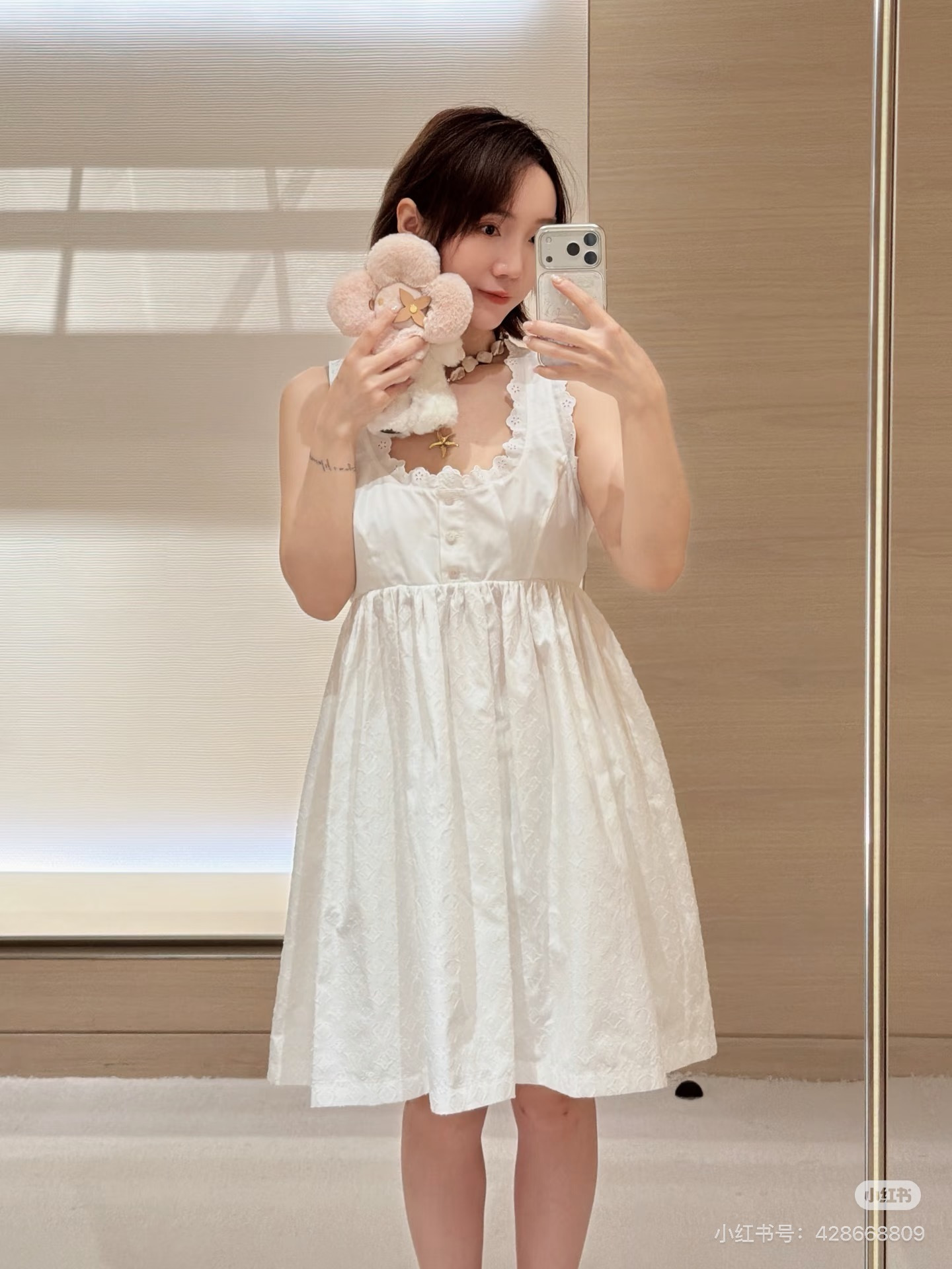 Louis New U-neck doll vest dress