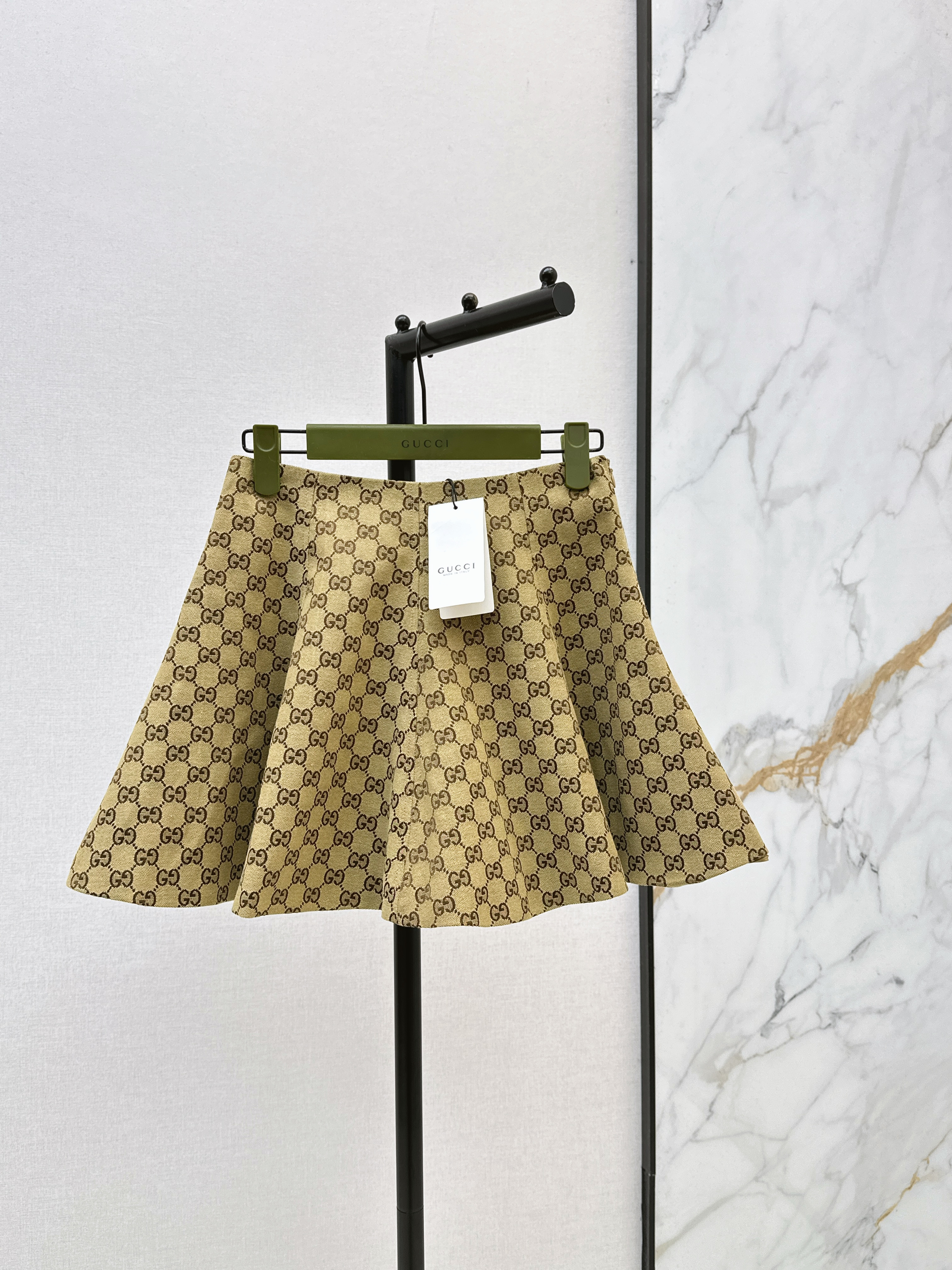 Guc New Vintage Floral Flared Skirt