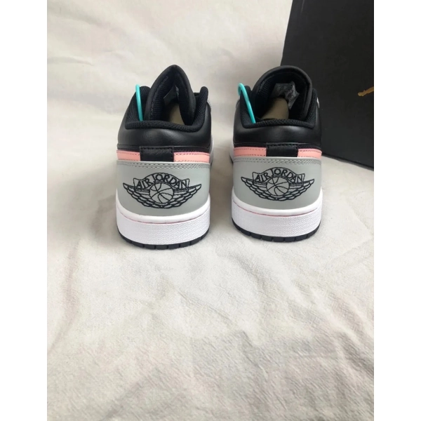 Air Jordan 1 Low Black Grey Pink4 553558-062