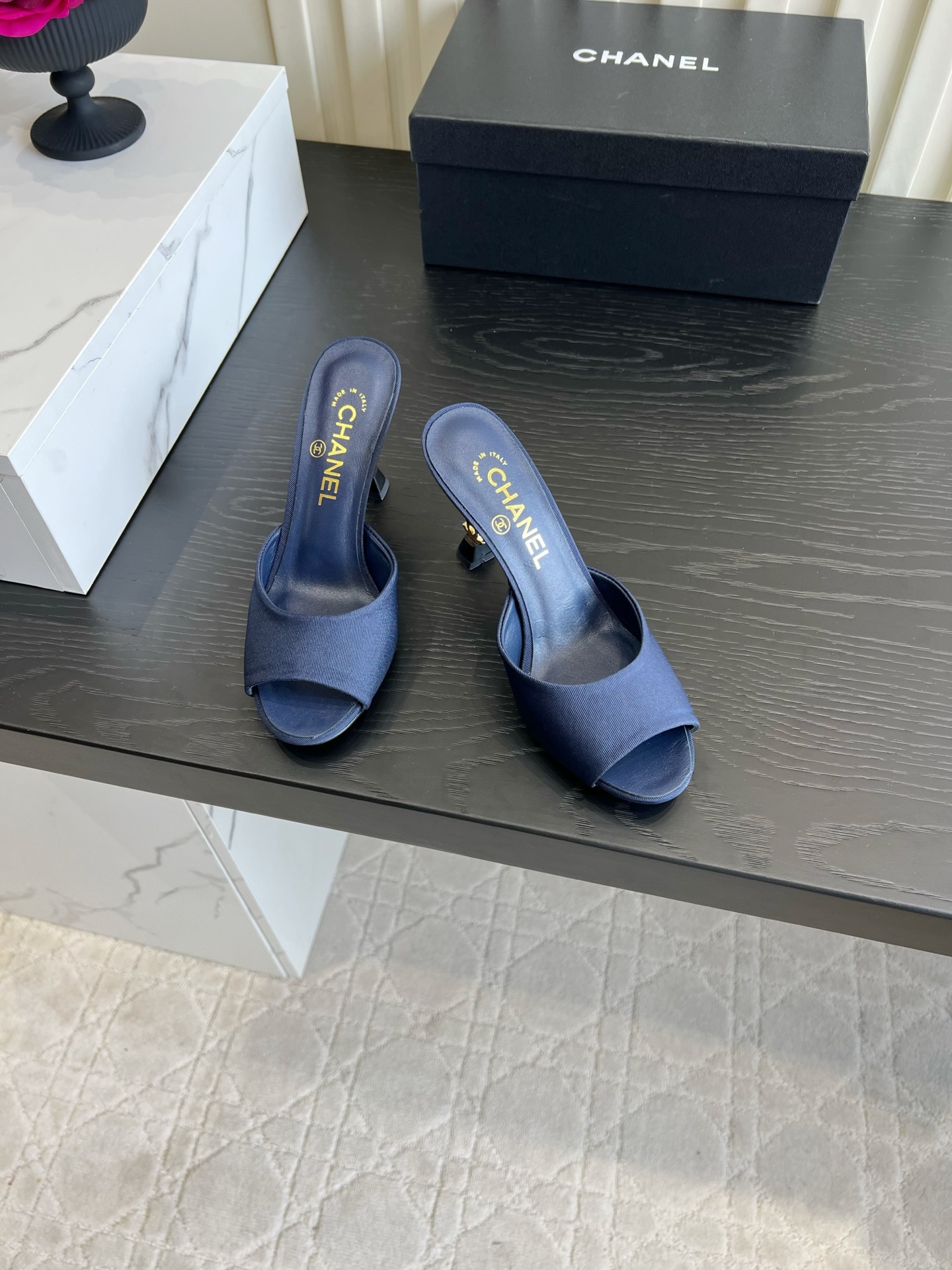Chan NEW Fish mouth high-heeled cool mop