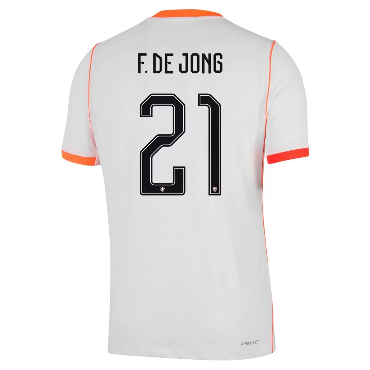 F.DE JONG #21 Netherlands Away Player Version Jersey 2026 World Cup