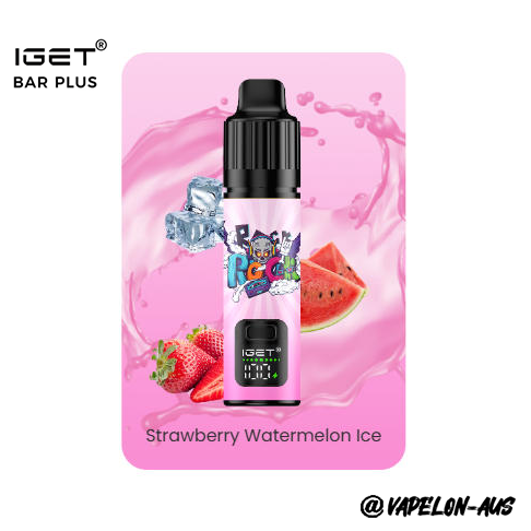 IGET BAR PLUS S3 10000 Puffs - Strawberry Watermelon Ice