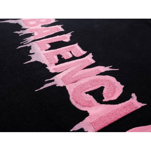 Balenciaga Clothes Pink embroidery pattern