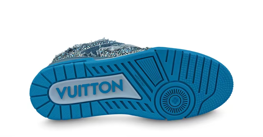 Pkkicks God Batch LOUIS VUITTON Blue Water Diamond