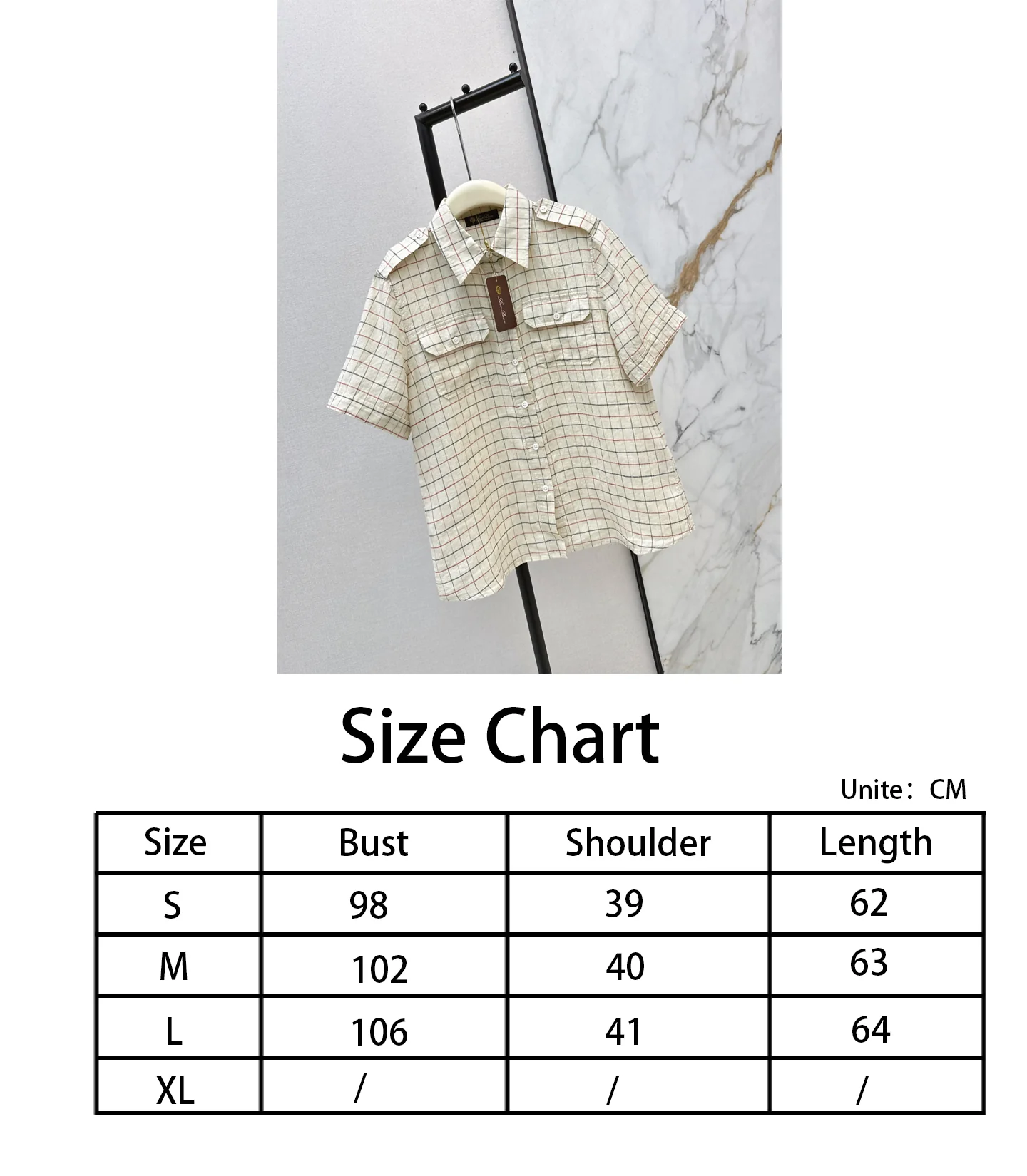 Loro NEW check short sleeve shirts