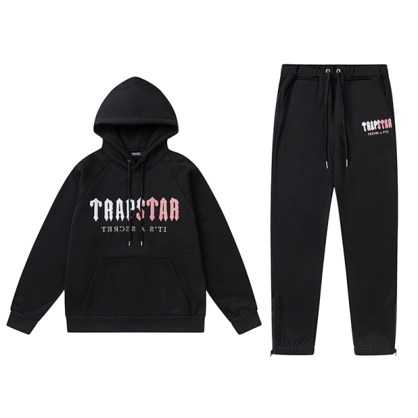 Trapstar Hoodie Tracksuit-8871 Black