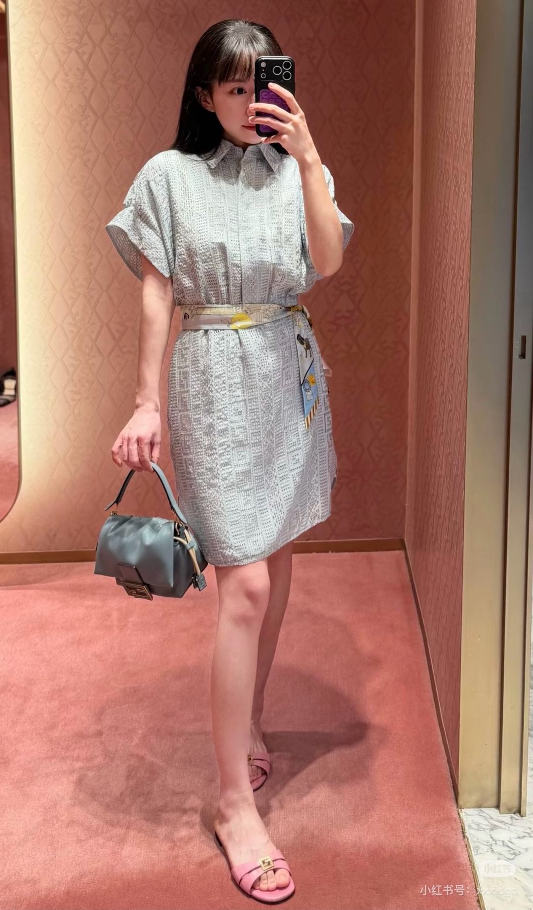 Fend New Lace cut-out dress
