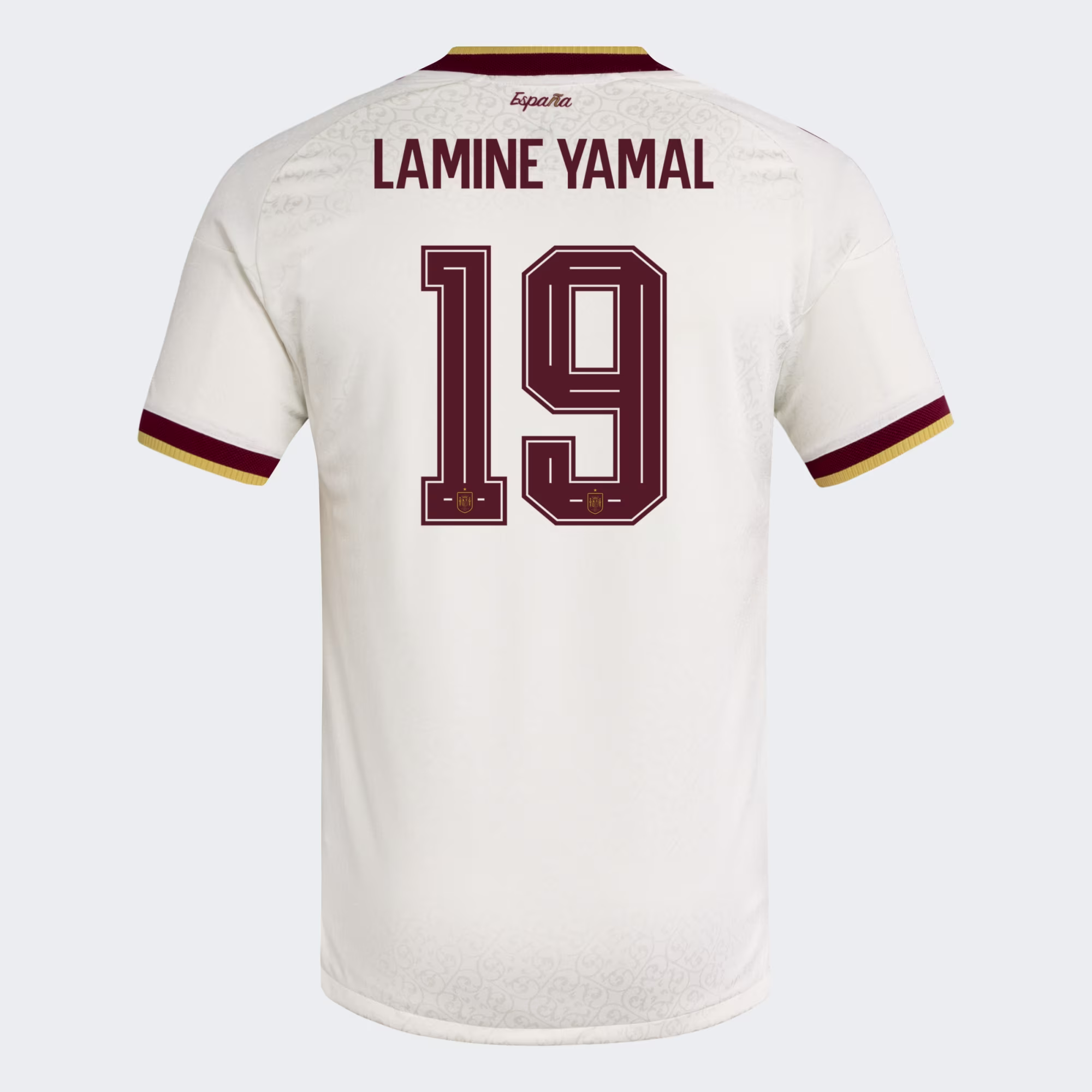 Lamine Yamal #19 Spain Away Soccer Jersey 2026 World Cup