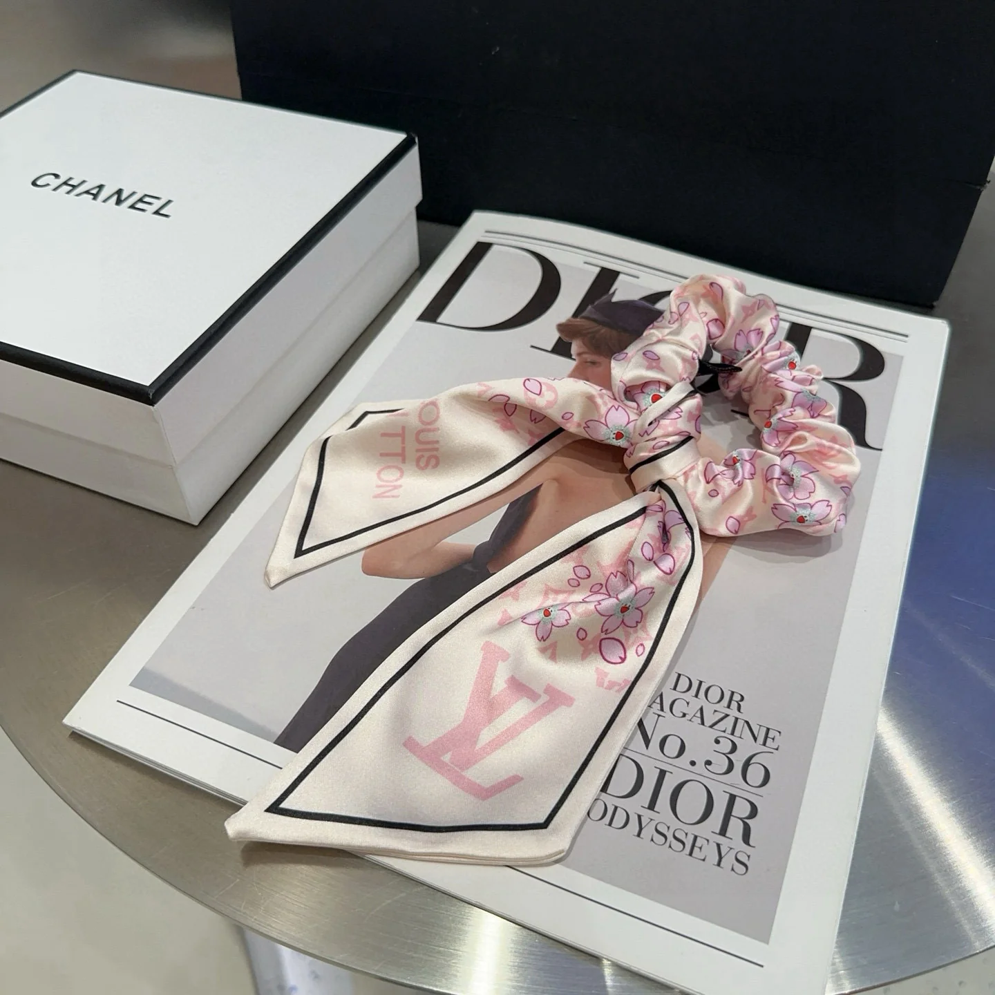 Louis New Sakura Ribbon Hair Tie