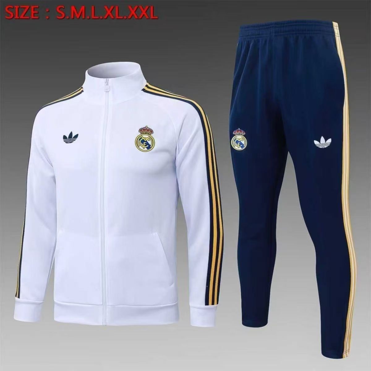 Real Madrid White Training Jacket 26/27