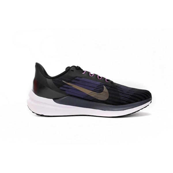 Nike Air Winflo 9 Black Blue and Yellow DD6203-007